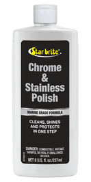 Star Brite Chrome & Stainless Polish 8 Oz 12/case - Watercraft Collection