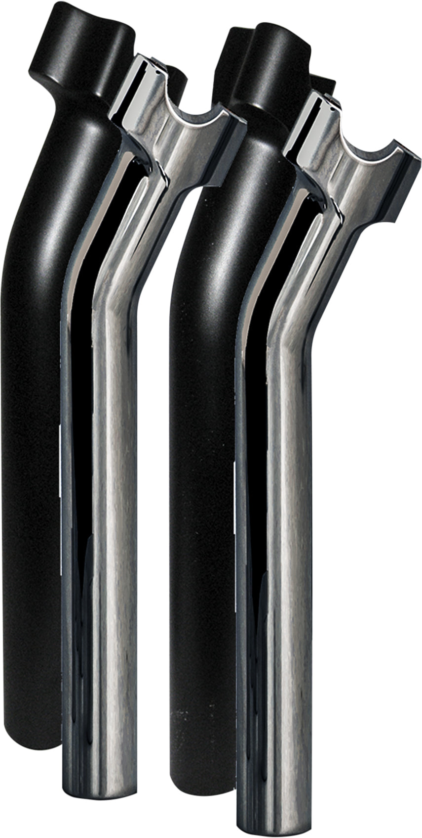 Wild 1 Chubby 9.5’’ Pullback Risers Chrome - Harddrive Products
