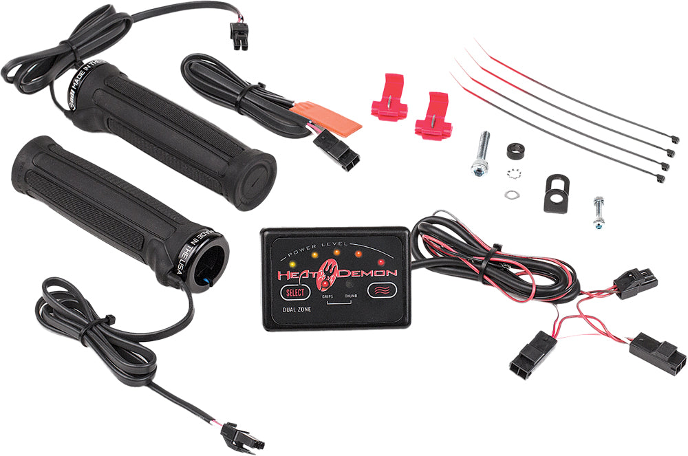 Heat Demon Clamp-on Grip Kit W/dual Zone Control - Atv Performance Products