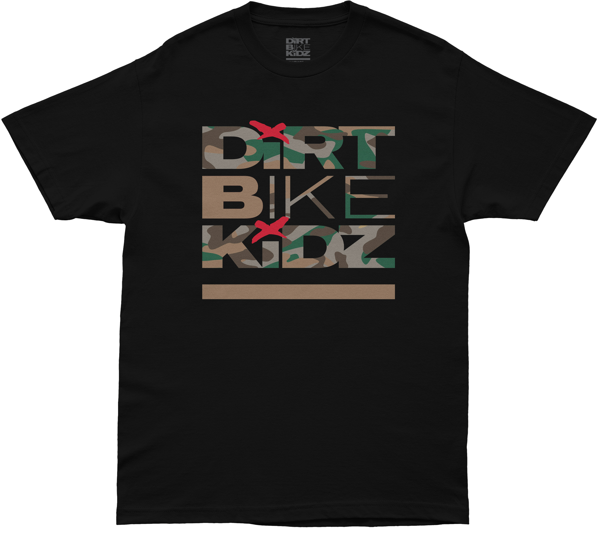 DBK Classic Camo Tee Black/Color Sm