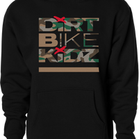 DBK Classic Camo Youth Hoodie Black Ym