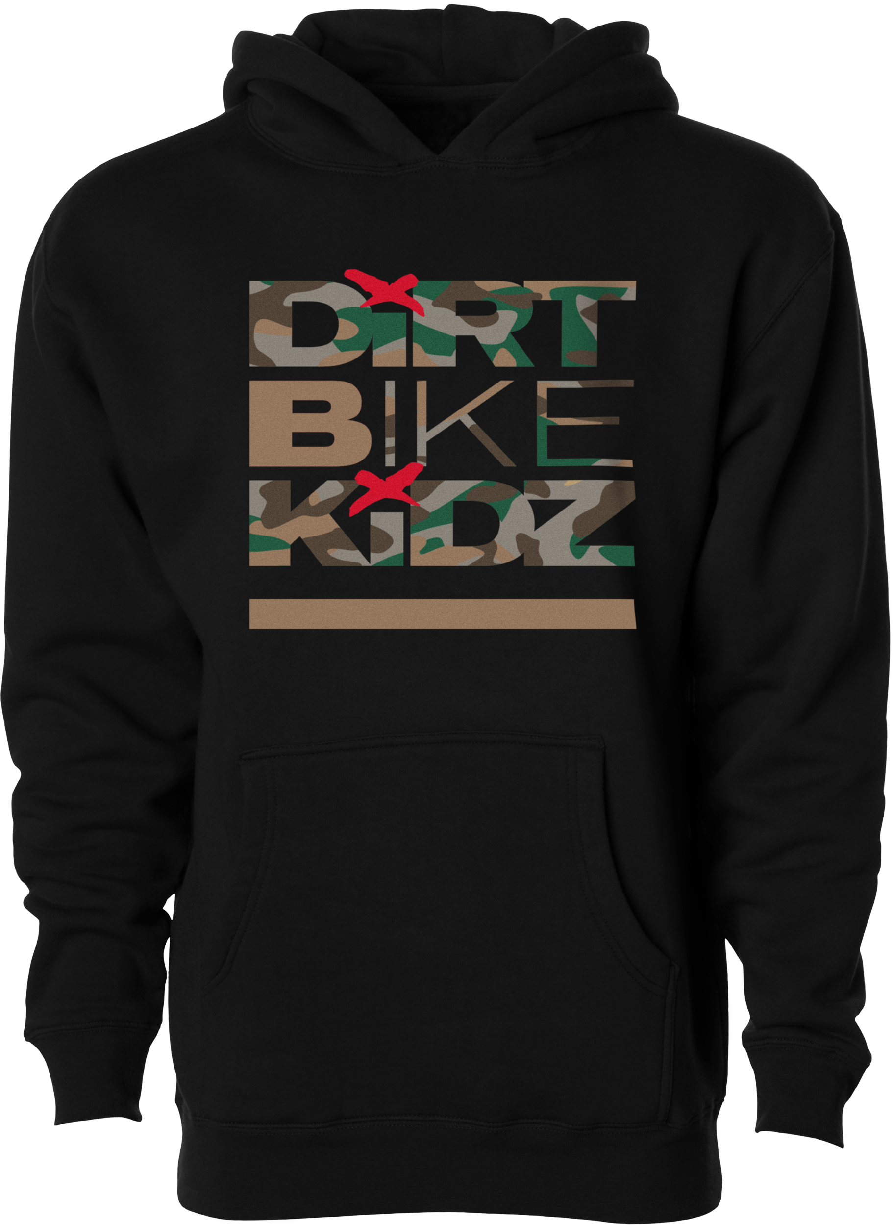 DBK Classic Camo Youth Hoodie Black Ys