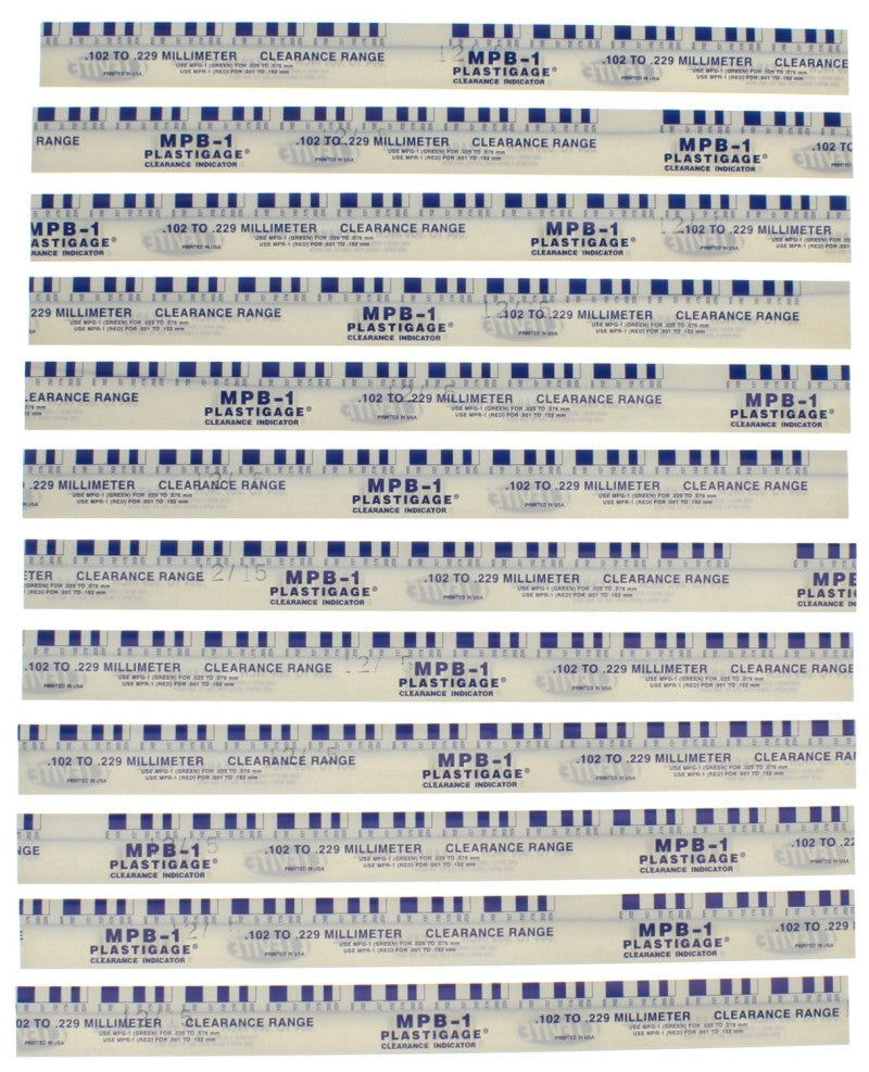 Clevite Plastigage Blue - 12 Pack - Fabrication