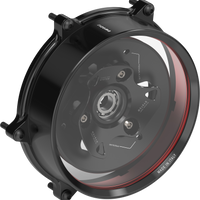 Rizoma Clutch Cover Red Duc V4 - Black