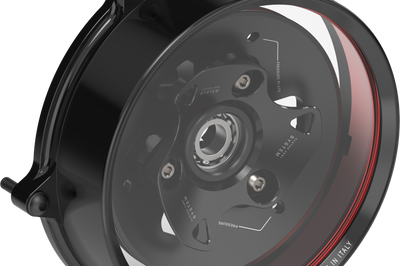 Rizoma Clutch Cover Red Duc V4 - Black