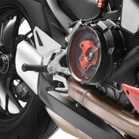 Rizoma Clutch Cover Red Duc V4 - Black