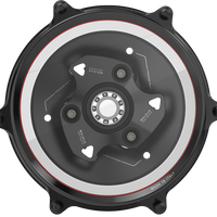 Rizoma Clutch Cover Red Duc V4 - Black