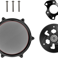 Rizoma Clutch Cover Red Duc V4 - Black