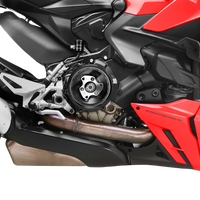 Rizoma Clutch Cover Red Duc V4 - Black