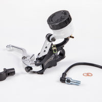 Braking Clutch Master Cylinder 13mm Lever Black - Silver - Street Collection