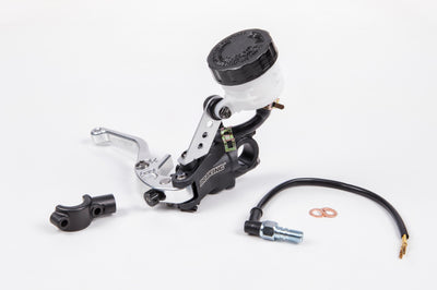 Braking Clutch Master Cylinder 13mm Lever Black - Silver - Street Collection