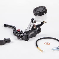 Braking Clutch Master Cylinder 13mm Lever Black - Silver - Street Collection