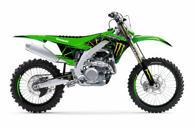 D-cor Cmplt Kit Monster Energy Slash White Bg - Offroad Collection