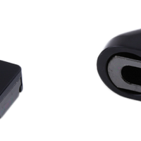 Highsider Cnc Fairing Mirror Adapter Short Pair Black