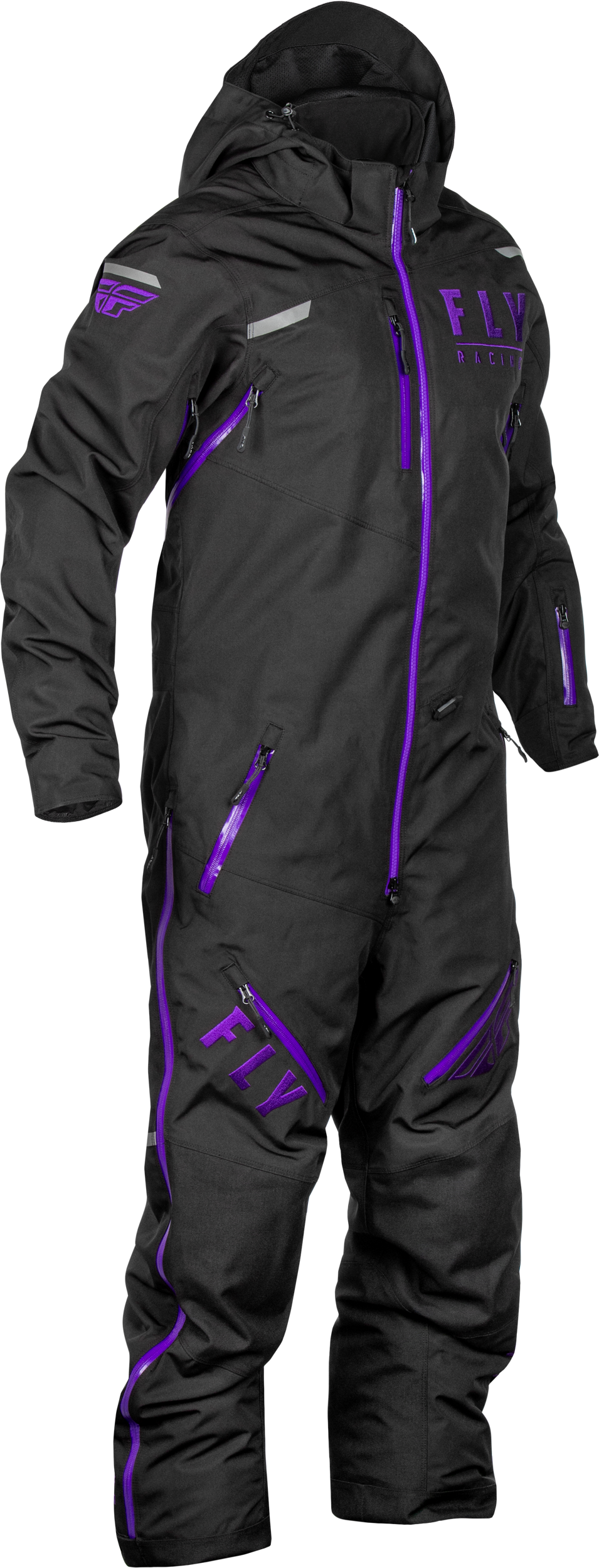 Fly Racing Cobalt Shell Monosuit Black/red Xl - Black/Purple / 2X-Large