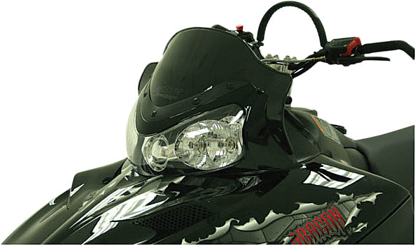 Powermadd Cobra W/s Low Black 11.5’’ Pol Iq - Snowmobile Collection