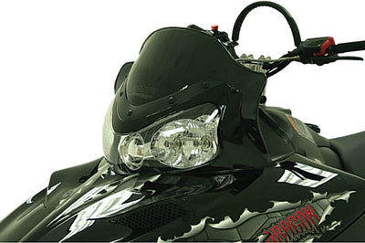 Powermadd Cobra W/s Low Black 11.5’’ Pol Iq - Snowmobile Collection