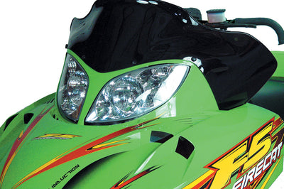 Powermadd Cobra W/s Low Black 14.25’’ A/c Firecat/sabercat - Snowmobile Collection