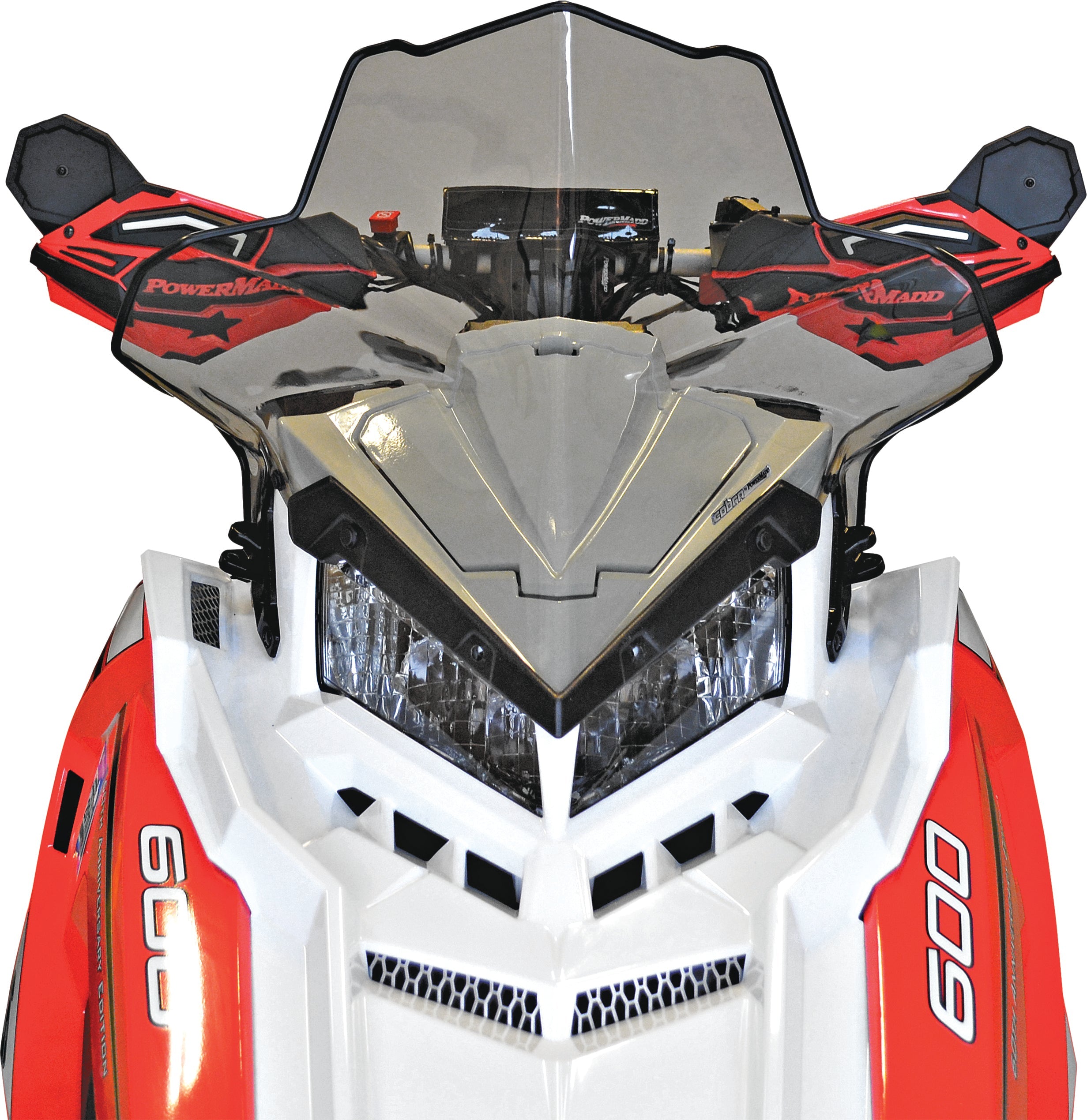 Powermadd Cobra W/s Low Smoke 16’’ Pol Axys - Snowmobile Collection