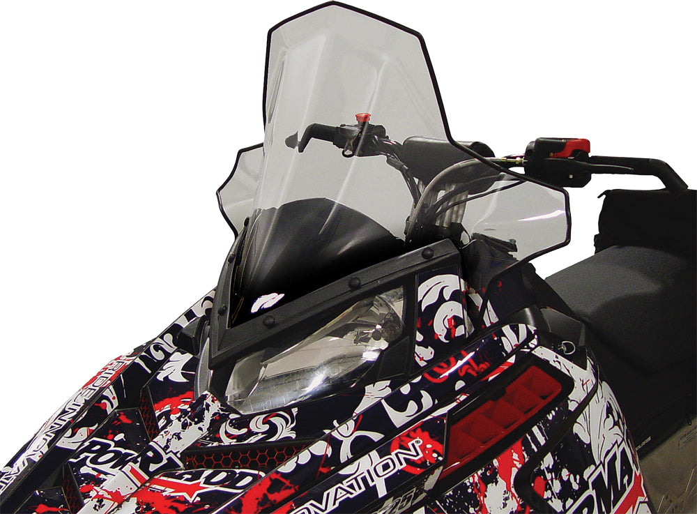 Powermadd Cobra W/s Mid Smoke/blk 19’’ Pol Pro-ride - Snowmobile Collection