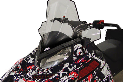 Powermadd Cobra W/s Mid Smoke/blk 19’’ Pol Pro-ride - Snowmobile Collection