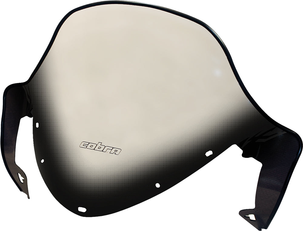 Powermadd Cobra W/s Tall Clear/blk 14’’ Pol Iq - Snowmobile Collection