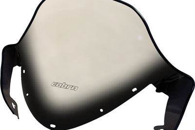 Powermadd Cobra W/s Tall Clear/blk 14’’ Pol Iq - Snowmobile Collection