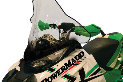 Powermadd Cobra W/s Tall Clear/blk 19’’ A/c Procross/proclimb - Snowmobile Collection
