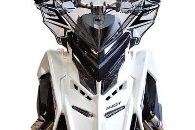 Powermadd Cobra W/s Tall Clear/blk 20’’ Pol Matryx - Snowmobile Collection