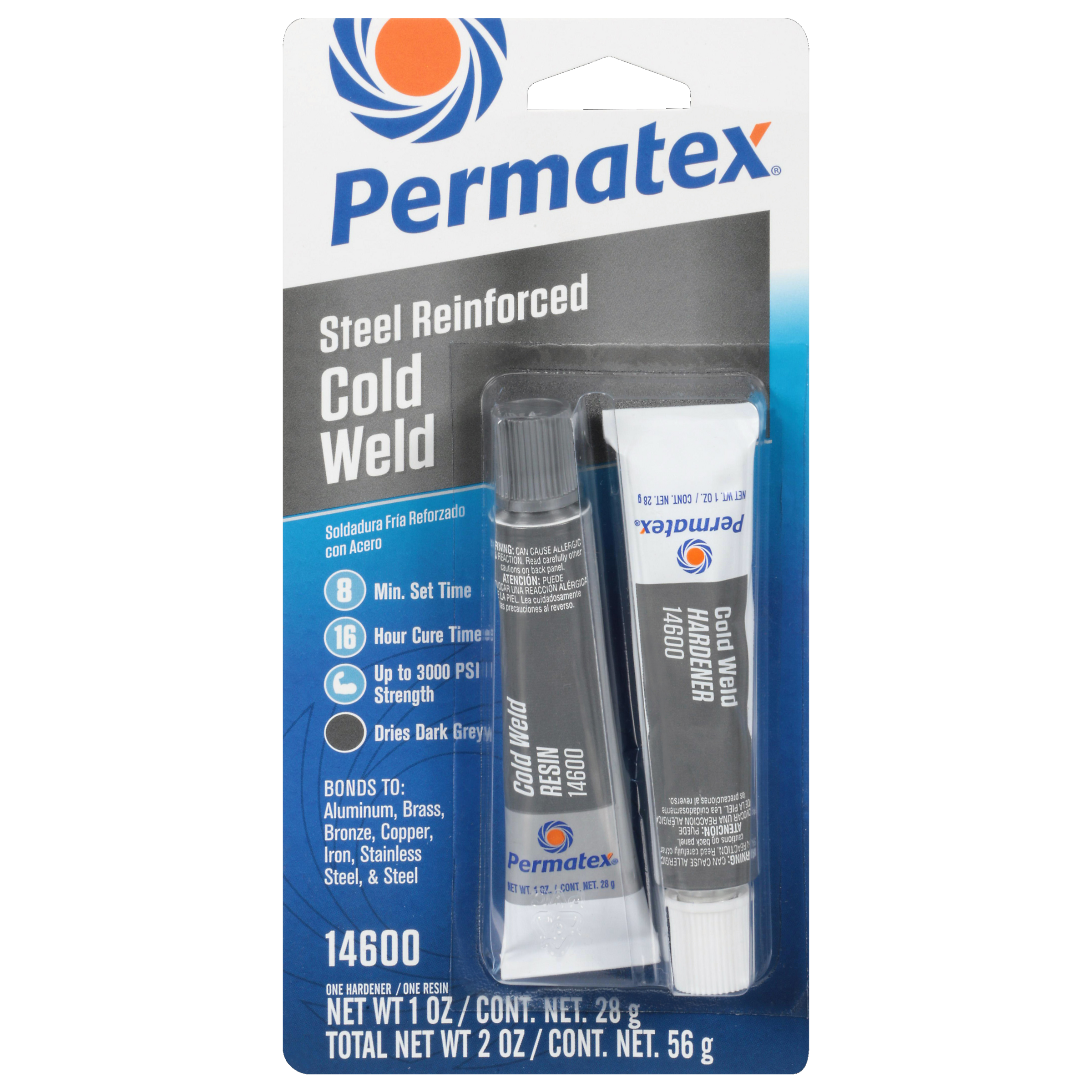 Permatex Cold Weld Bonding Compound 1oz 2/pk - Watercraft Collection