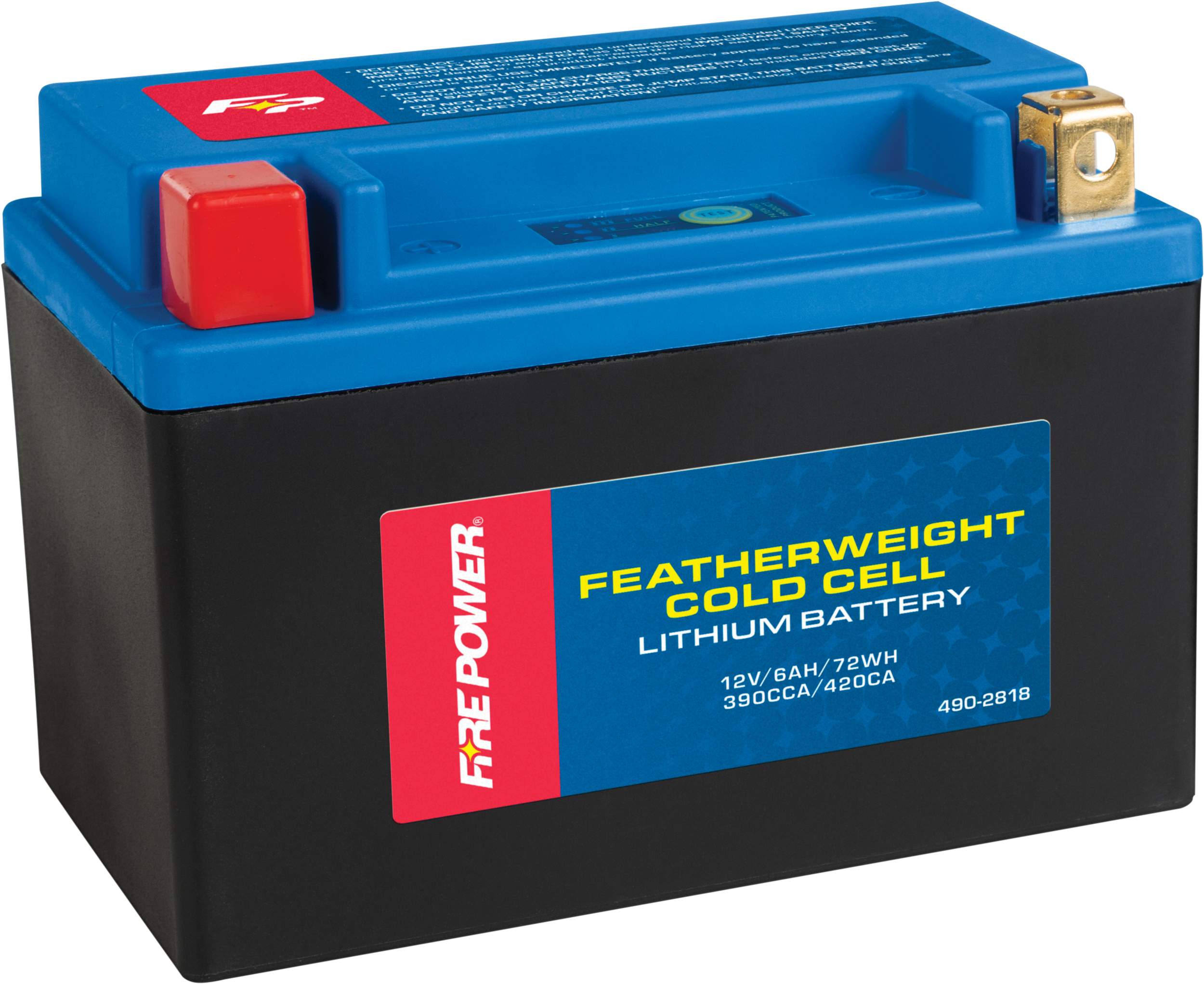 Fire Power Coldweather Lithium Battery 390 Cca Hjtx20ch-fp-b-c