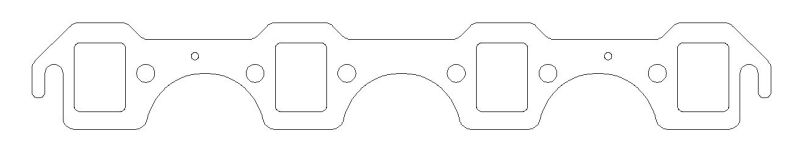 Cometic Gasket Ford SB 1.120in x 1.480in Port.030in MLS Exhaust - Mufflers & Tips