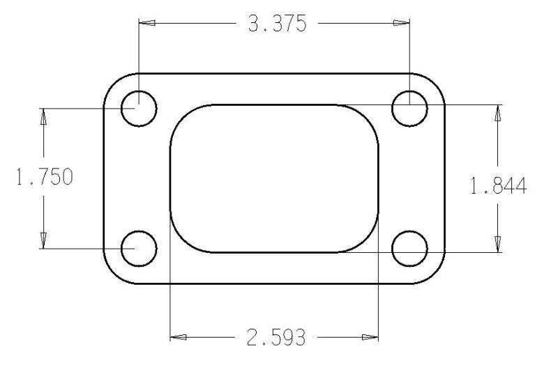 Cometic Gasket Turbo FLG T3/T4 Turbine Inlet Exhaust - Mufflers & Tips