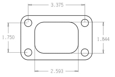 Cometic Gasket Turbo FLG T3/T4 Turbine Inlet Exhaust - Mufflers & Tips