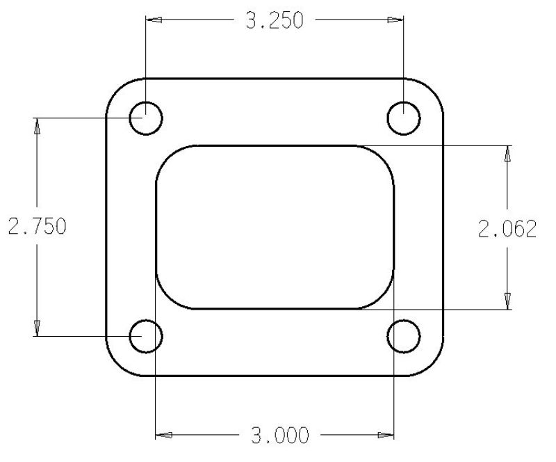 Cometic Gasket Turbo FLG T4 Garrett Exh Inlet.010in Exhaust - Mufflers & Tips