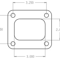 Cometic Gasket Turbo FLG T4 Garrett Exh Inlet.010in Exhaust - Mufflers & Tips