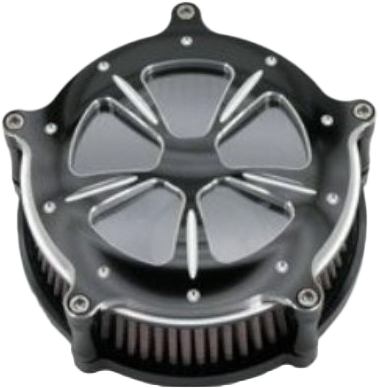 HARDDRIVE Commodore Air Cleaner Kit Black Contrast W/ Clear Window