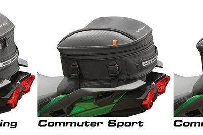 Nelson-rigg Commuter Lite Tail/seat Bag Black - Street Collection