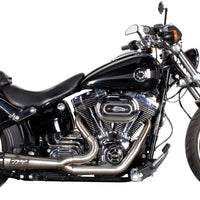 Tbr Comp S 2in1 Carbon Tip 00-17 Softail Stainless - Harddrive Products