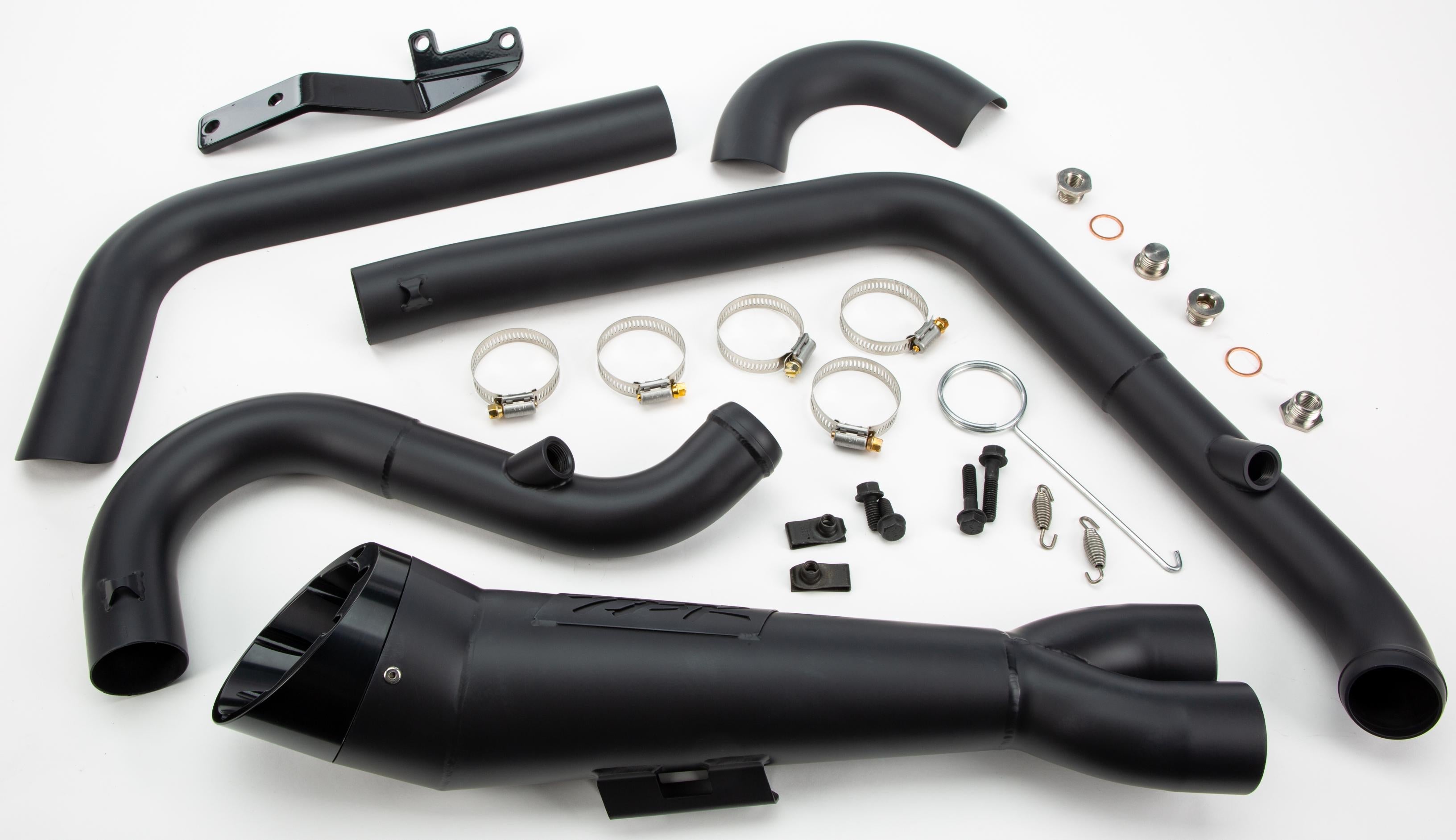 Tbr Comp S 2in1 Exhaust Dyna W/turnout Black - Harddrive Products