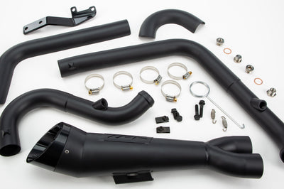 Tbr Comp S 2in1 Exhaust Dyna W/turnout Black - Harddrive Products