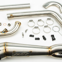 Tbr Comp S 2in1 Exhaust Dyna W/turnout Brushed - Harddrive Products