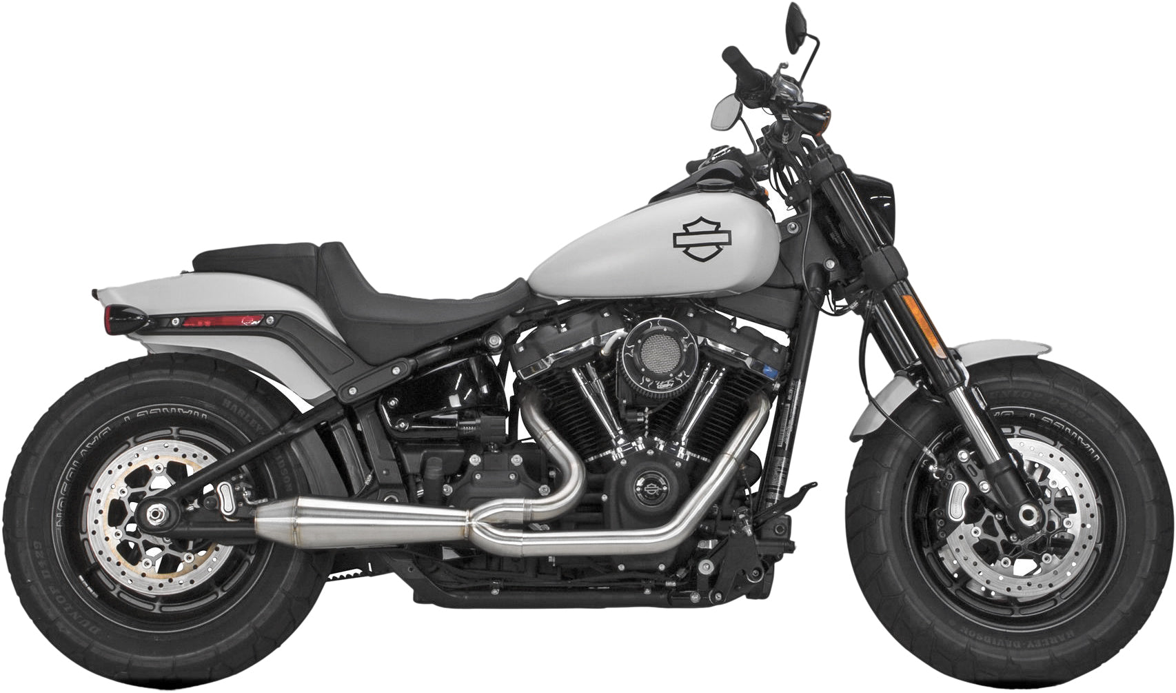 Tbr Comp S 2in1 Exhaust Softail Gen 2 Brushed - Harddrive Products
