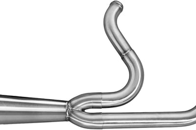 Tbr Comp S 2in1 Exhaust Softail W/turnout Brushed - Harddrive Products
