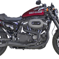 Tbr Comp S 2in1 Exhaust Sportster Black W/cf End Cap - Harddrive Products