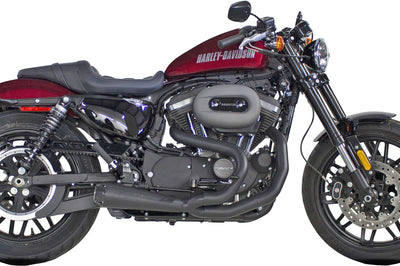 Tbr Comp S 2in1 Exhaust Sportster Black W/cf End Cap - Harddrive Products