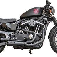 Tbr Comp S 2in1 Exhaust Sportster Black W/cf End Cap - Harddrive Products