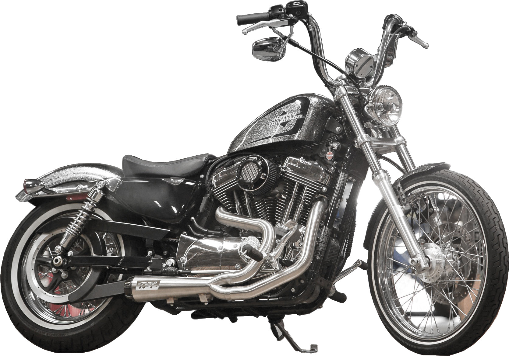 Tbr Comp S 2in1 Exhaust Sportster Brushed - Harddrive Products