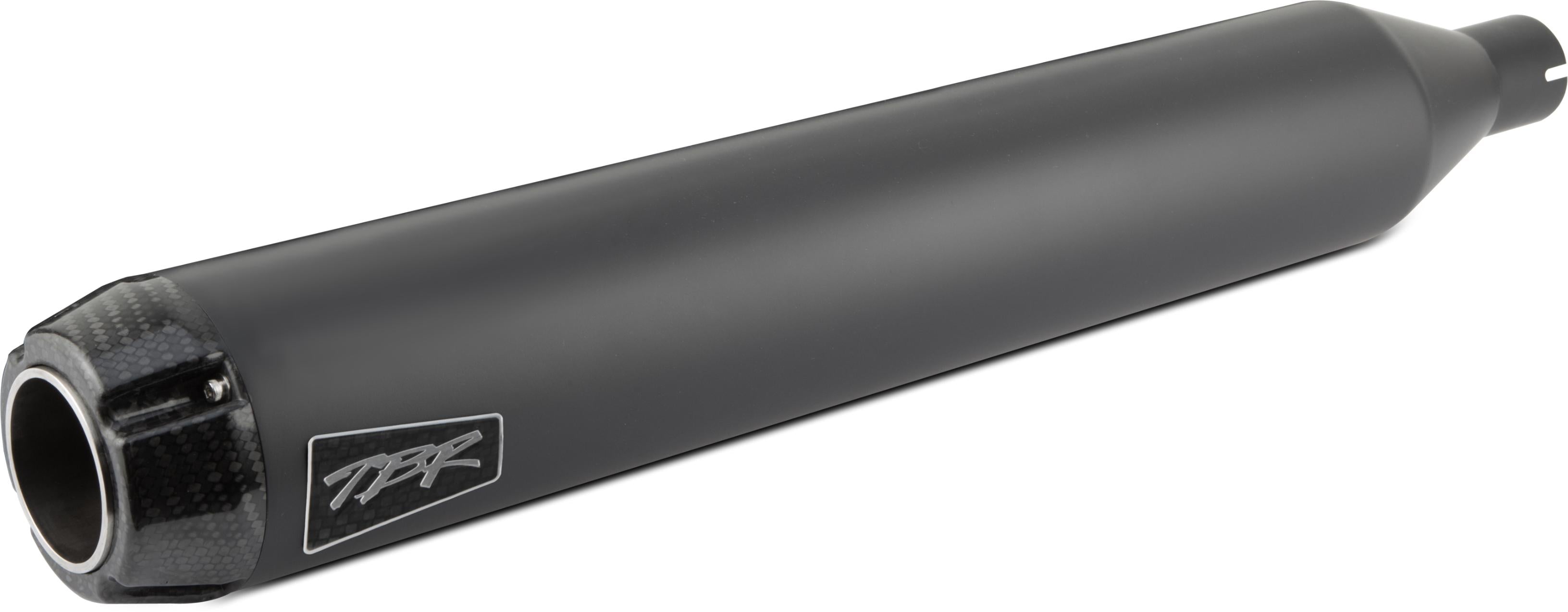 Tbr Comp S 2in1 Exhaust Touring M8 Black W/cf End Cap - Harddrive Products