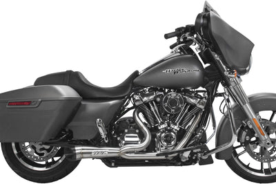 Tbr Comp S 2in1 Exhaust Touring M8 Brushed W/turnout - Harddrive Products